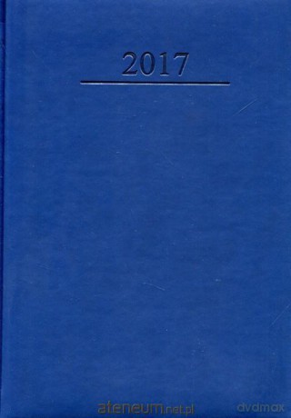Kalendarz 2017 A5/336 Agenda Granatowy [KALENDARZ]