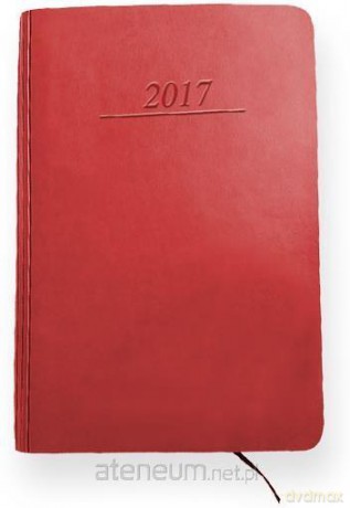 Kalendarz 2017 A5/336 Soft Czerwony [KALENDARZ]