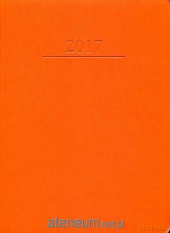 Kalendarz 2017 A5/336 Soft Pomarańczowy [KALENDARZ]