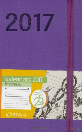 Kalendarz 2017 A6 Impresja Fioletowy [KALENDARZ]