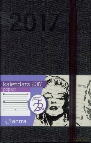 Kalendarz 2017 A6 PopArt Czarny [KALENDARZ]