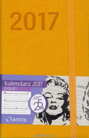 Kalendarz 2017 A6 PopArt Pomarańczowy [KALENDARZ]