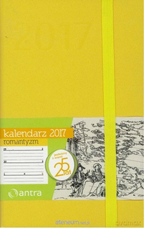 Kalendarz 2017 A6 Romantyzm Żółty [KALENDARZ]