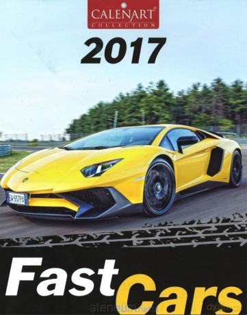 Kalendarz 2017 B4 7PL 23x31 Fast cars [KALENDARZ]