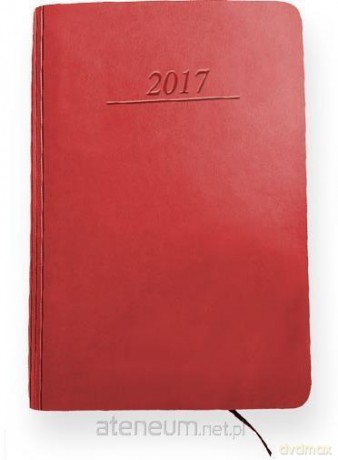 Kalendarz 2017 B6/336 Soft Czerwony [KALENDARZ]