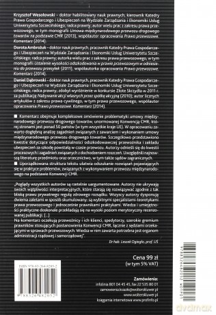 Konwencja o umowie międzynarodowego przewozu [KSIĄŻKA]