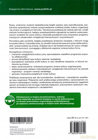 Kultura organizacyjna. Diagnoza i zmiana - Kim S. Cameron, Robert E. Quinn [KSIĄŻKA]