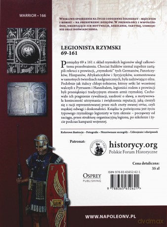 Legionista rzymski 69-161 - Cowan Ross [KSIĄŻKA]