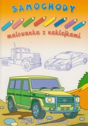 Malowanka z naklejkami. Samochody [KSIĄŻKA]