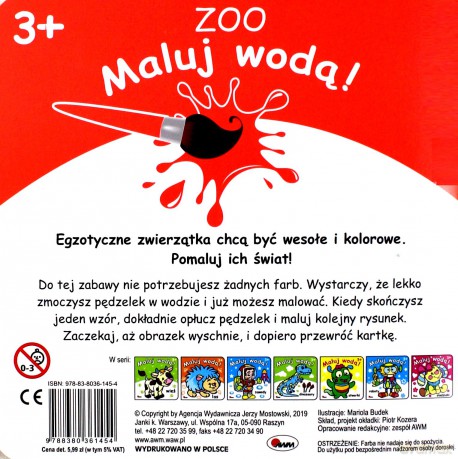 Maluj wodą! ZOO [KSIĄŻKA]