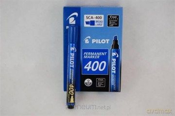 Marker permanentny SCA-400 niebieski (12 szt)