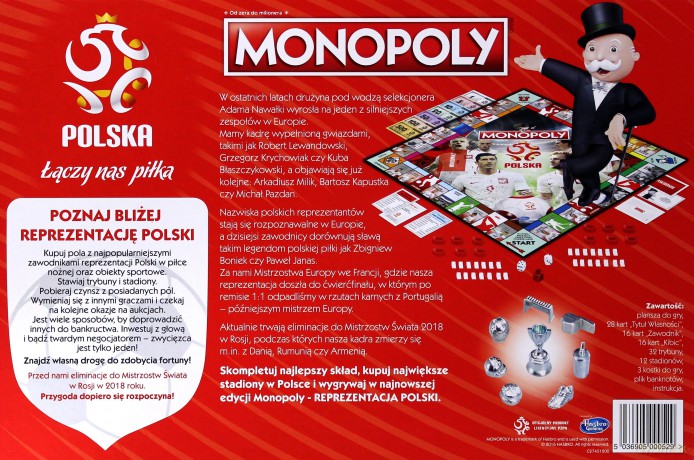 Monopoly Reprezentacja Polski [GRA PLANSZOWA]