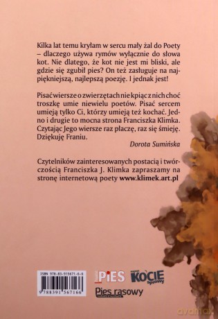 Najpiękniejsze wiersze o psach - Franciszek J. Klimek [KSIĄŻKA]
