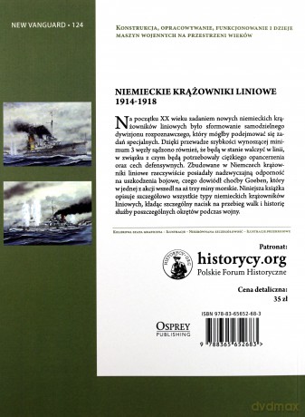 Niemieckie krążowniki liniowe 19141918 - Gary Staff [KSIĄŻKA]