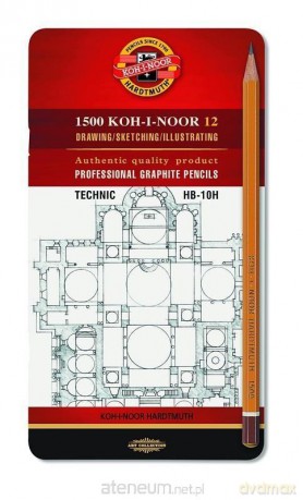 Ołówek grafitowy 1502/I HB-10H (12 szt)