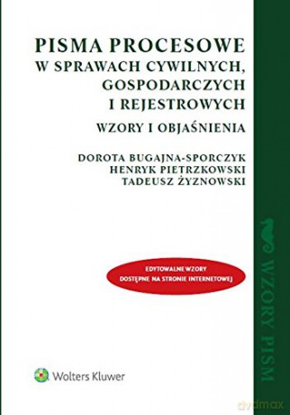 Pisma procesowe w sprawach cywilnych [KSIĄŻKA]