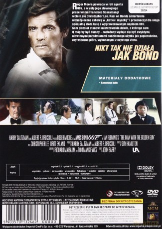 007 James Bond Człowiek ze złotym pistoletem [DVD]