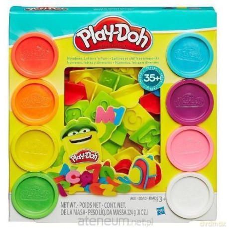 Play Doh Literki i Cyferki