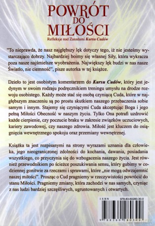 Powrót do miłości - Marianne Williamson [KSIĄŻKA]
