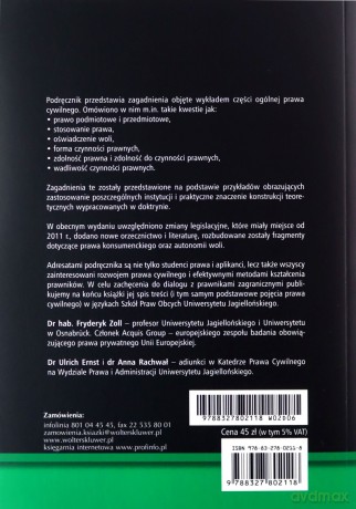 Prawo cywilne. Część ogólna [KSIĄŻKA]
