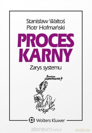 Proces karny. Zarys systemu - Piotr Hofmański, Stanisław Waltoś [KSIĄŻKA]