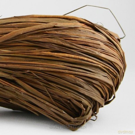 Rafia naturalna 50 g czekoladowa