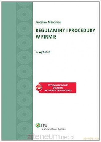 Regulaminy i procedury w firmie - Jarosław Marciniak [KSIĄŻKA]