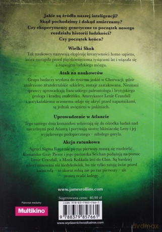 Sigma Force (Tom 11) Labirynt kości - James Rollins [KSIĄŻKA]