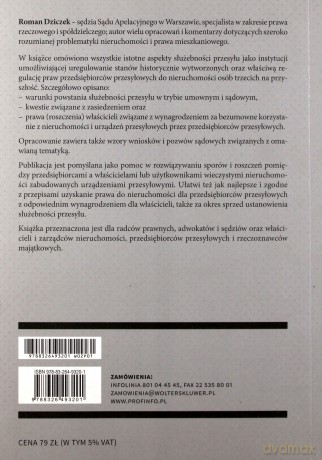 Służebność przesyłu i roszczenia uzupełniające - Roman Dziczek [KSIĄŻKA]