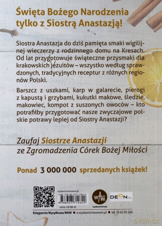 Świąteczne przepisy Siostry Anastazji - s. Anastazja Pustelnik [KSIĄŻKA]