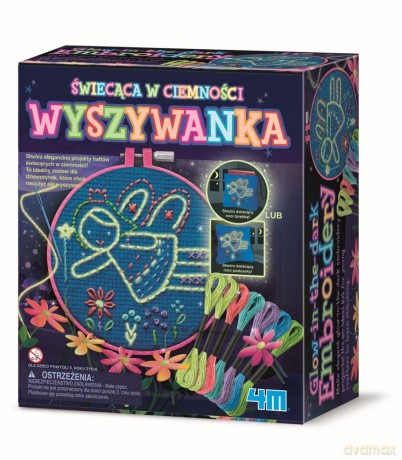 Świecąca w ciemności - wyszywanka