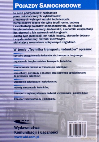 Technika transportu ładunków - Leon Prochowski, Andrzej Żuchowski [KSIĄŻKA]