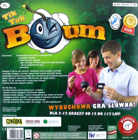 Tik Tak Bum - nowe wydanie [GRA PLANSZOWA]