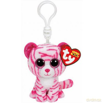 Ty Beanie Boos Asia - Biało-Różowy Tygrys - Brelok