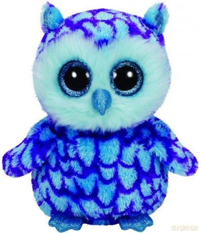 Ty Beanie Boos Oskar - Niebieska Sowa 28 cm