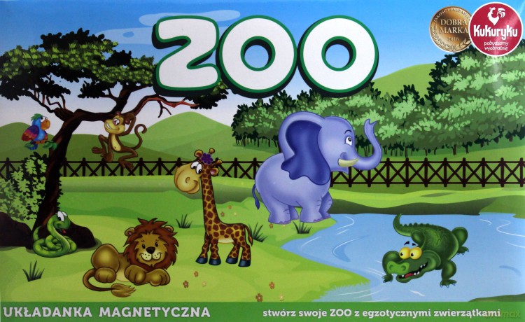 Układanka magnetyczna - Zoo II [GRA]