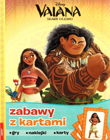 Zabawy z kartami. Vaiana. Skarb Oceanu [KSIĄŻKA]