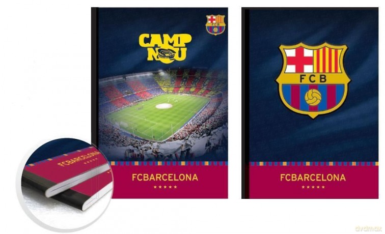 Zeszyt A4/80K kratka FC Barcelona (6 szt)
