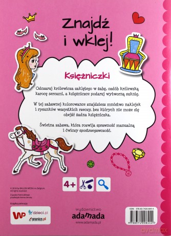 Znajdź i wklej! Księżniczki [KSIĄŻKA]