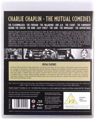 Charlie Chaplin: The Mutual Films Collection (Limited Edition) [BOX] [2Blu-Ray]
