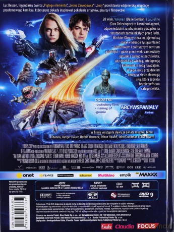 Valerian i Miasto Tysiąca Planet (booklet) [DVD]