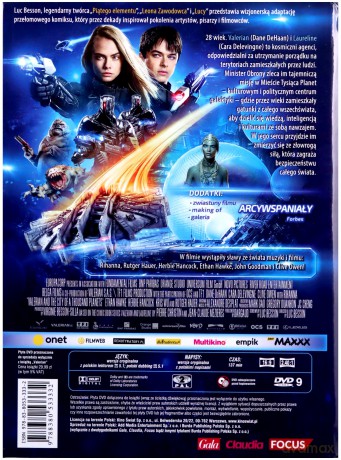 Valerian i Miasto Tysiąca Planet (booklet) [DVD]