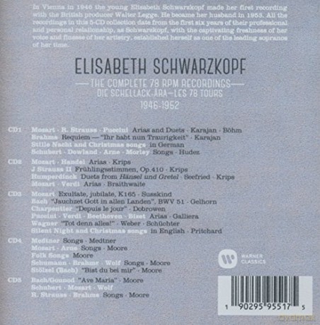 Elisabeth Schwarzkopf: The Complete 78 Rpm Recordings [5CD]