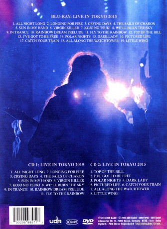 Uli Jon Roth: Tokyo Tapes Revisited - Live In Japan [DVD]+[2CD]