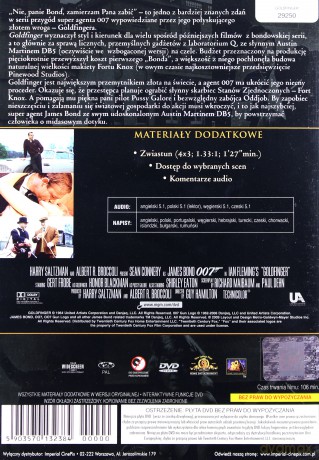 007 James Bond Goldfinger Ultimate Edition [DVD]