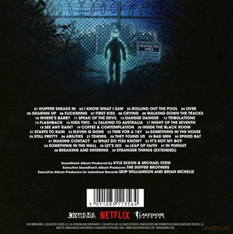 Stranger Things Season 1 vol. 2 soundtrack (Kyle Dixon & Michael Stein) [CD]