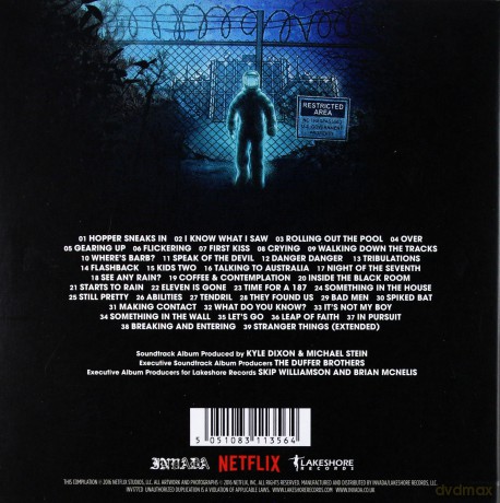 Stranger Things Season 1 vol. 2 soundtrack (Kyle Dixon & Michael Stein) [CD]
