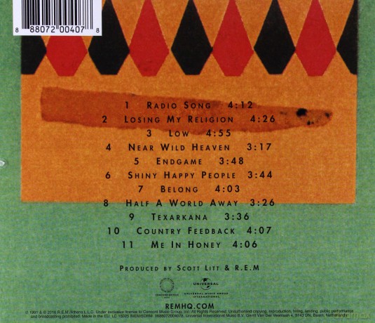 R.E.M.: Out Of Time [CD]
