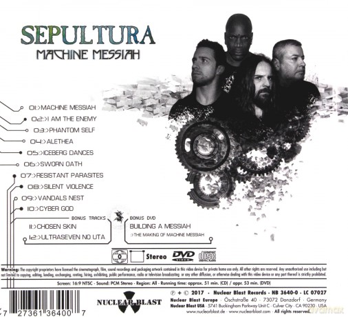 Sepultura: Machine Messiah [CD]+[DVD]