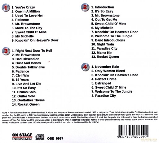 Guns'N'Roses: Welcome To The Jungle [4CD]